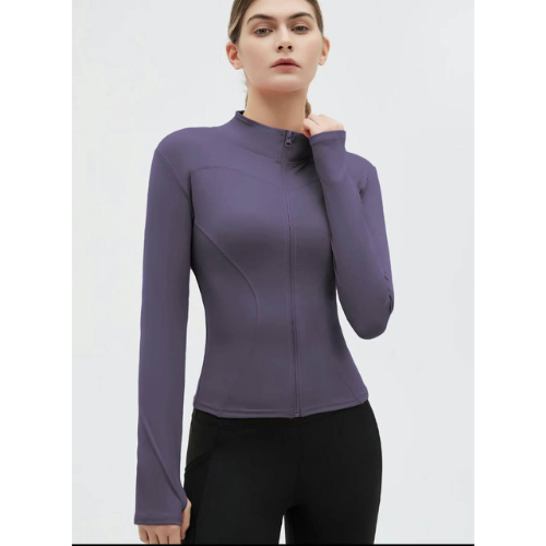 Lavender Coral Zip Up Sport Jacket