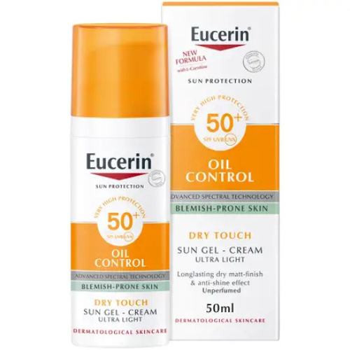 Eucerine sunscreen 50+ Oil Control