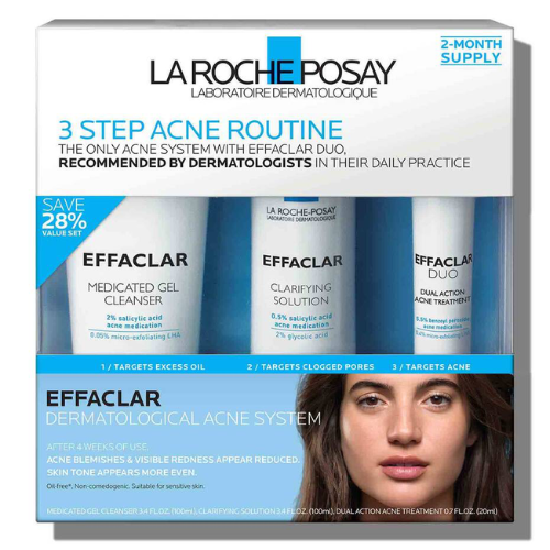 La Roche Posay EFFACLAR ACNE TREATMENT SYSTEM
