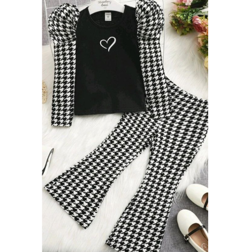 Chic Monochrome Kids' Cloth (WITHOUT SHOE)