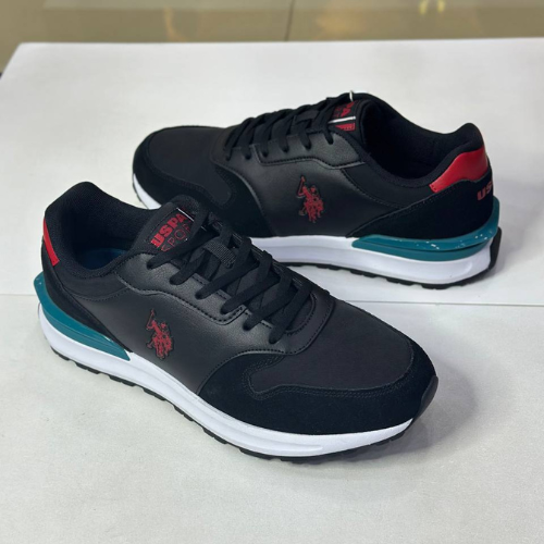 US POLO ASSN - sleek black & vibrant red