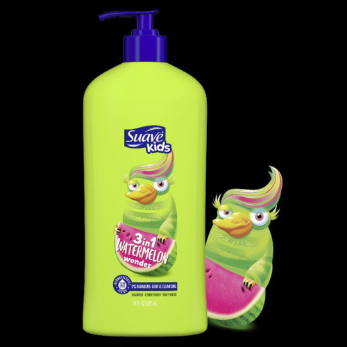 Suave Kids Watermelon Wonder 3-in-1 Shampoo, Conditioner, Body Wash (1.18L)