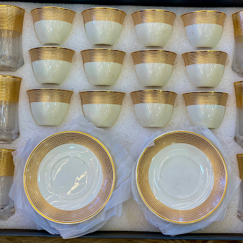Opulent Gold Tea and Coffee Set