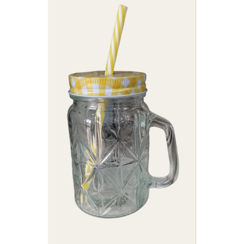 16 Oz Glass Classic Mason Jar Mugs with Lid and Straw - Cold Beverage  Drinking Glasses - Kitchen Storage Jars - China Skull Shaped Glass Mason  Jar Mugs and Mason Jar Mugs