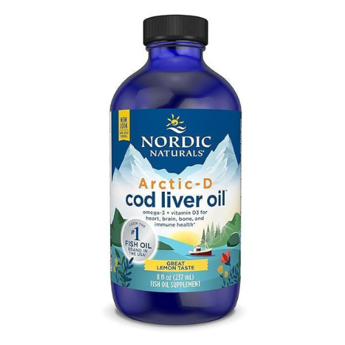 Nordic Naturals - Arctic-D Cod Liver Oil - Lemon - 237 ml