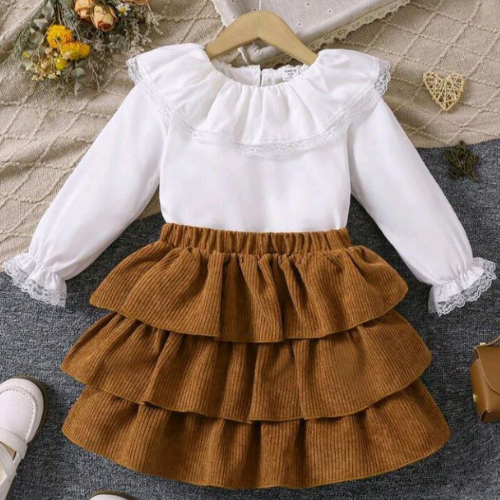 Rustic Ruffle Dress Kids' Cloth